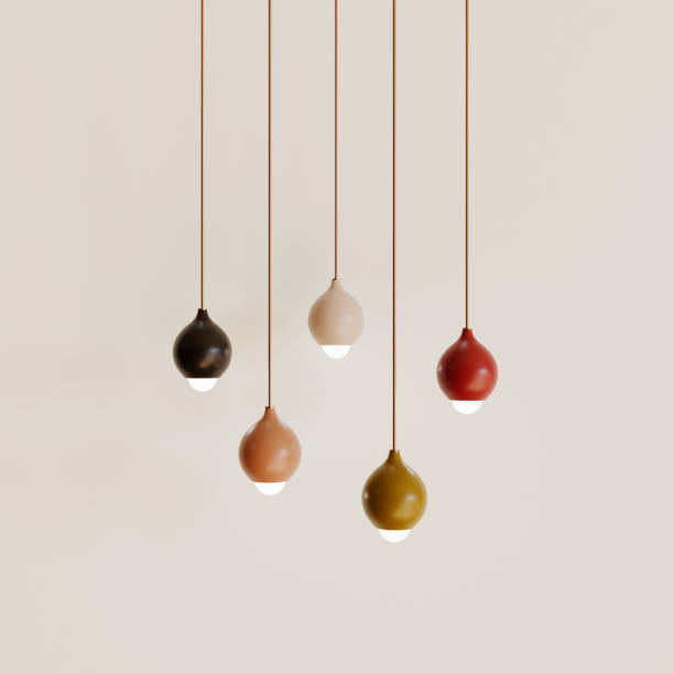 istock Modern pendant electric lamps 2203658790