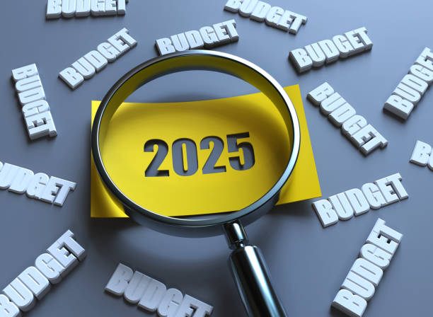 istock New year number 2025 and word budget 2203665646