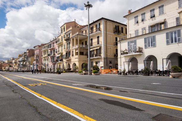 istock Oneglia waterfront, Liguria, Italy 2203670100