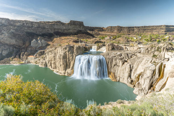 Upper Mesa Falls is a waterfall on the Henrys Fork of the Snake River  in the Caribou-Targhee National Forest.