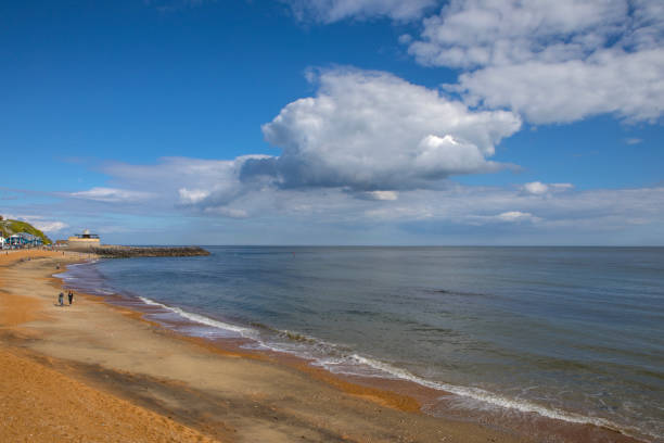 Beautiful view of Ventnor Bay on the Isle of Wight, UK.