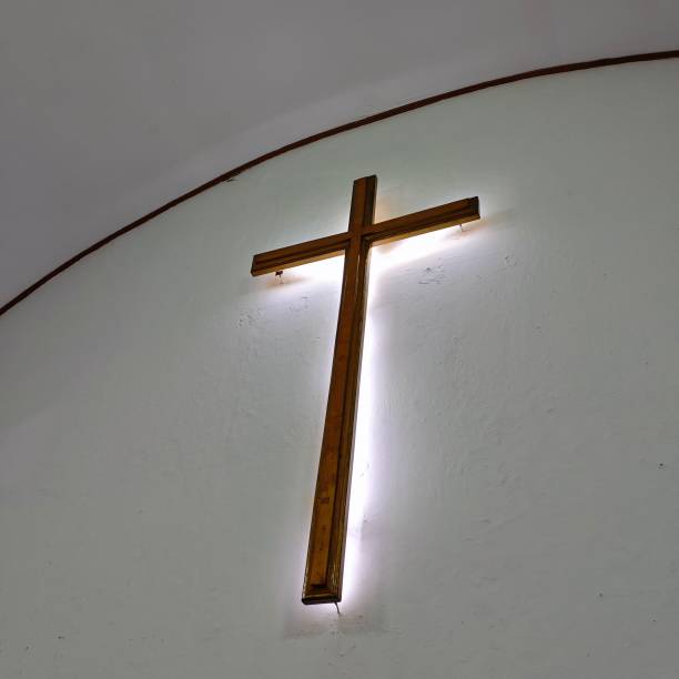 istock cross symbol of Christianity 2203684734