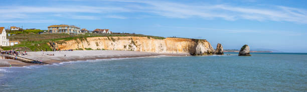 istock Freshwater Bay on the Isle of Wight, UK 2203686239