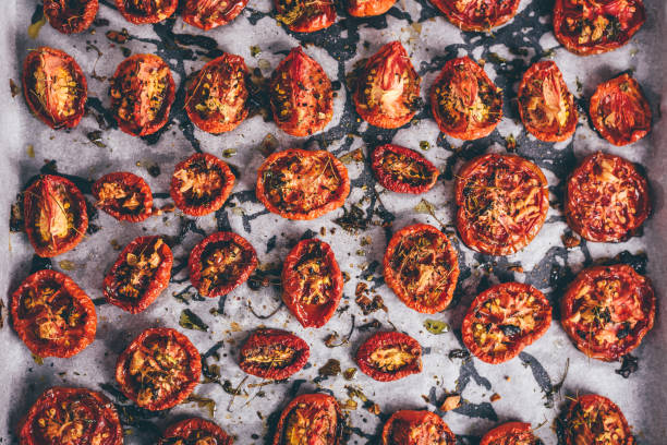 istock Sun Dried Tomatoes with Olive Oil, Garlic and Thyme 2203686757