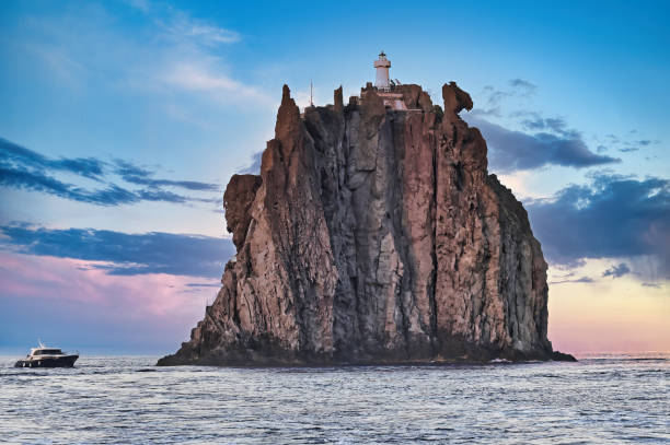 Strombolicchio, Stromboli, Aeolian Islands archipelago, Sicily, Italy