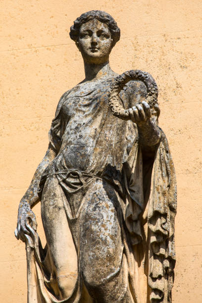 Herculaneum Bronze Statue of young man - Campania, Italy.