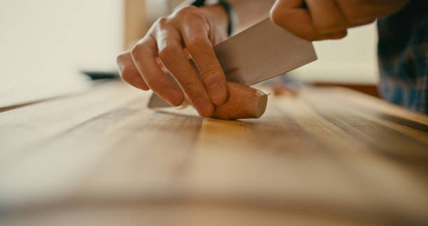 istock cutting shallot on a wooden chopping board 2203689843