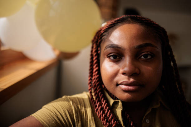 istock Charming Young Black Woman 2203690112