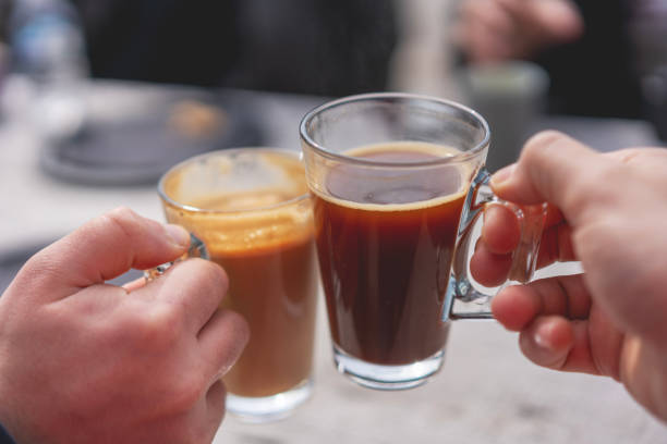 istock Friends are drinking coffee. 2203696966