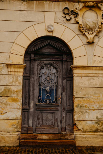 istock A Vintage Ornate Door Featuring Beautifully Crafted Intricate Detailing on its Surface 2203708370