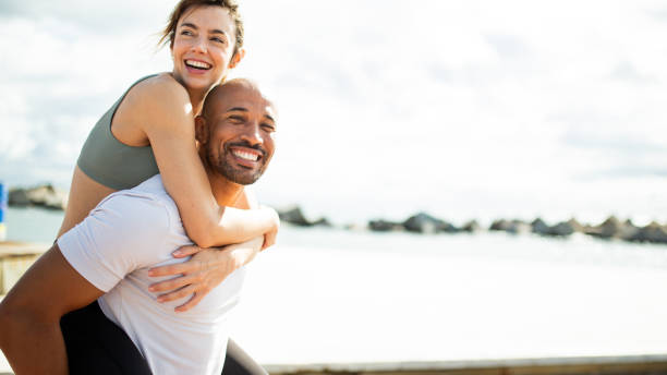 istock Playful Fitness Duo 2203712749