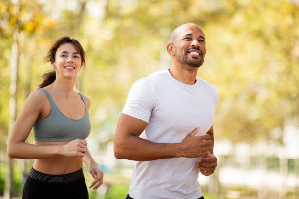 istock Morning Run Through the Park 2203712804
