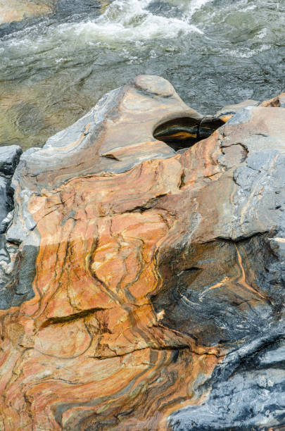 istock Glacial Potholes on the Deerfield River, Shelburne Falls, Franklin County, Massachusetts, New England, USA, North America 2203733112