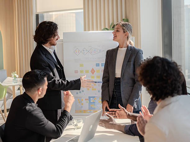 istock Corporate Team and Brainstorming in Modern Office Environment 2203735353
