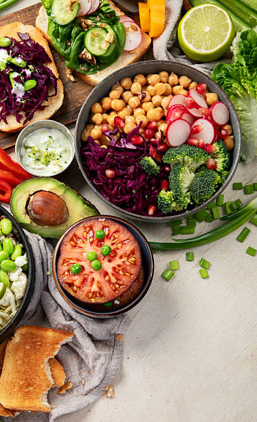 istock Vegan food concept. 2203736593