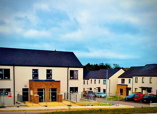 Housing near Consett, County Durham, England