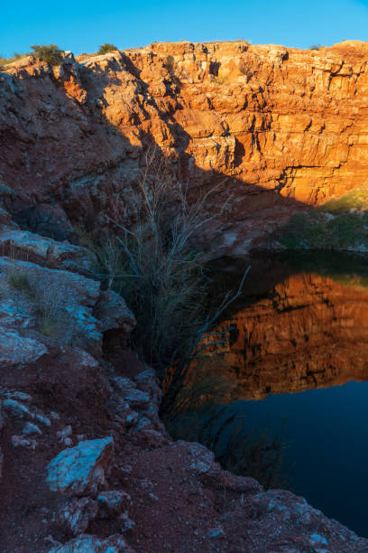 istock Bottomless Lakes State Park in New Mexico at Sunset 2203747375