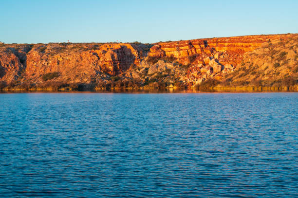 istock Bottomless Lakes State Park in New Mexico at Sunset 2203749850