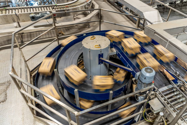 istock Automated production line of brewery 2203751253