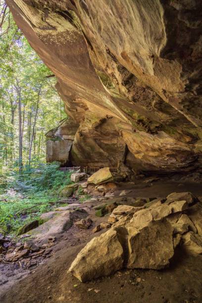 istock Rock House at Wayne National Forest in Ohio 2203751510