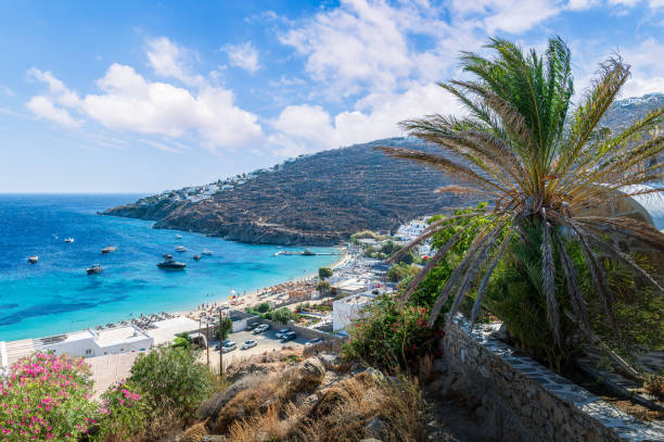 Psarou beach, Mykonos island