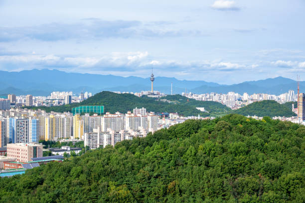 istock 83 Tower seen from Haksan, Dalseo-gu, Daegu 2203753115