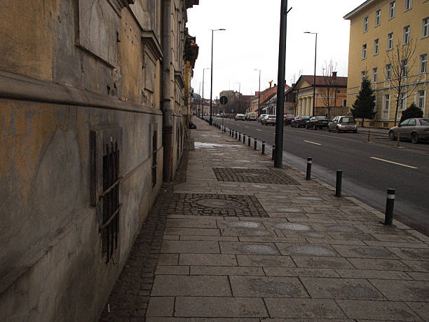 Quiet Urban Street with Historic Charm