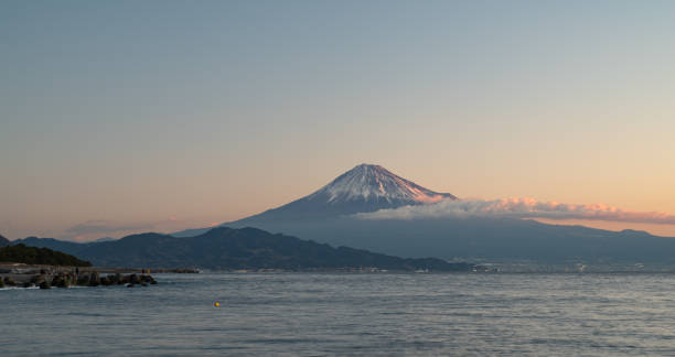 istock View Mount Fuji at sunrise from the coast 2203762676