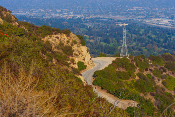 istock Winding Road in Griffith Park Overlooking Los Angeles 2203767259