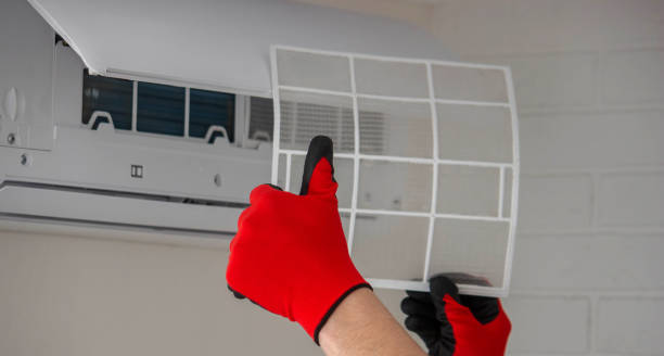 istock air conditioner filter replacement, HVAC maintenance, clean air, ventilation 2203767616