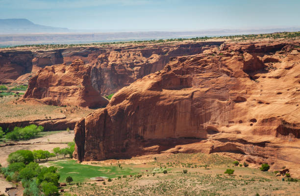 istock Homestead and Cliffs at Canyon de Chelly National Monument 2203773335