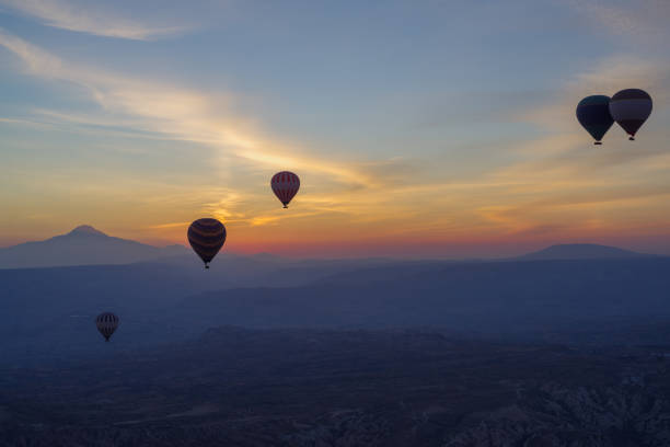 istock Hot air balloons at Cappadocia 2203774454