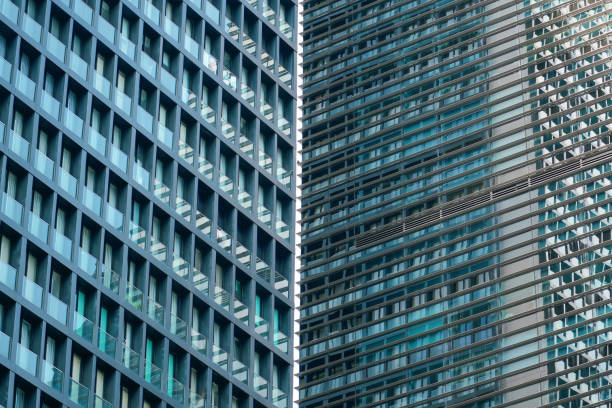 Headquarters of the  Swiss multinational healthcare company Roche. Roche Holding was founded in 1896. The Company has arround 94,000 employees (2017). The new Roche Tower was opened in 2016 and realized by the Swiss architect  Herzog & de Meuron. The Image was captured during summer season.