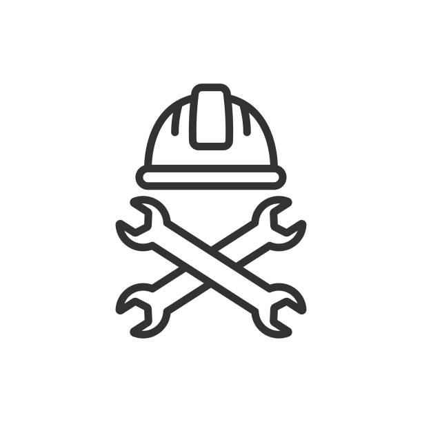 Mechanics, icon in line design. Mechanics, physics, forces, motion, energy, machines, mechanics principles on white background vector. Mechanics, editable stroke icon Mechanics, icon in line design. Mechanics, physics, forces, motion, energy, machines, mechanics principles on white background vector. Mechanics editable stroke icon kinematics stock illustrations