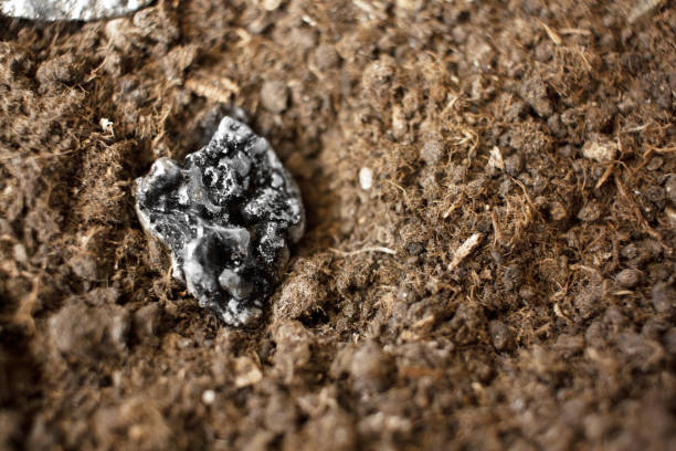istock Rare-earth element metals, ore, electronic components, scandium, yttrium, lanthanum, cerium, praseodymium 2203780105