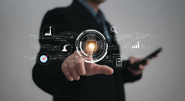 istock Digital transformation change management by Ai technology to process for new technology big data and business process strategy, cloud computing, smart industry internet and customer service management 2203780605