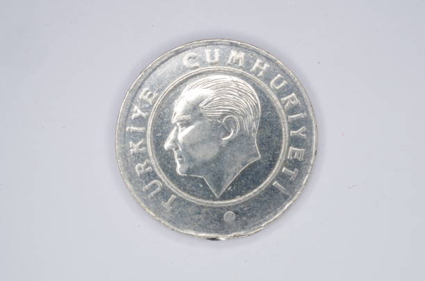 istock 25 Kurus coin of Turkey 2203783220