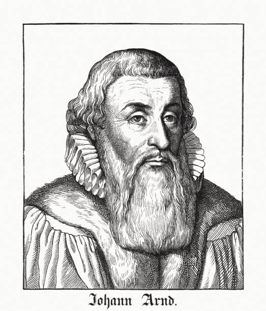 istock Johann Arndt (1555-1621), German pastor and theologian, woodcut, published 1854 2203788726