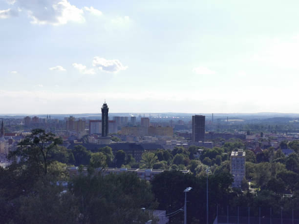 istock Ostrava city from high place 2203797388