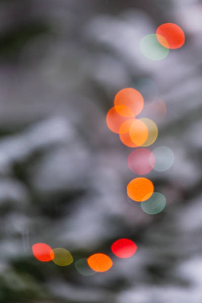 istock Colorful bokeh lights create a festive atmosphere during winter nights 2203798112