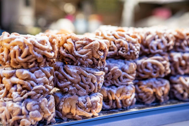 istock Stack of Finnish funnel cakes 2203800446