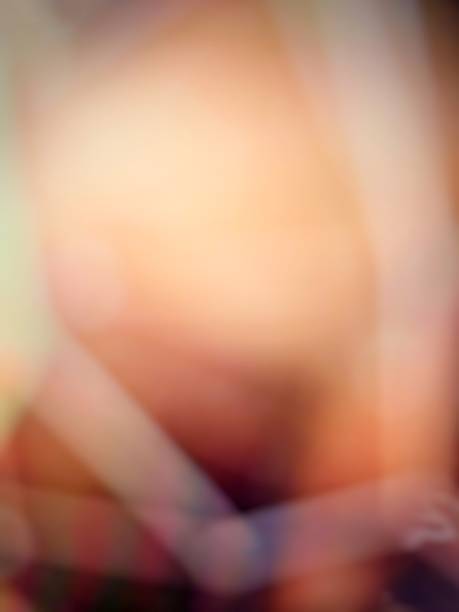 istock Blurred of gold bokeh background vintage style 2203810571
