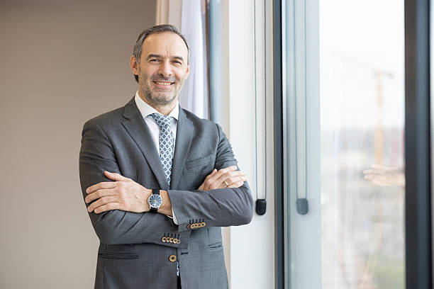 istock Confident Businessman Shows Positive Vibe 2203822984