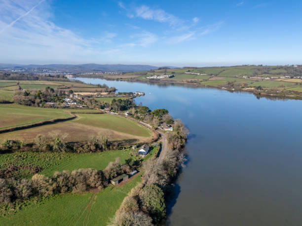 istock River Teign with views towards Newton Abbot 2203825421