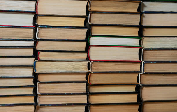 istock Vintage books in the library 2203830402