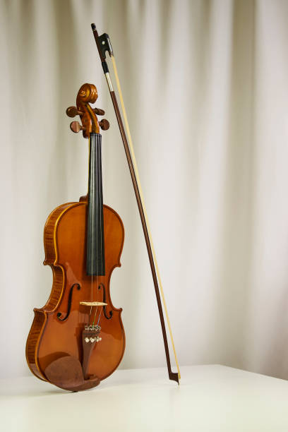 istock Violin, musical instrument isolated on white background 2203835279
