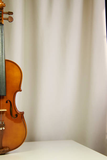 istock Violin, musical instrument isolated on white background 2203835287