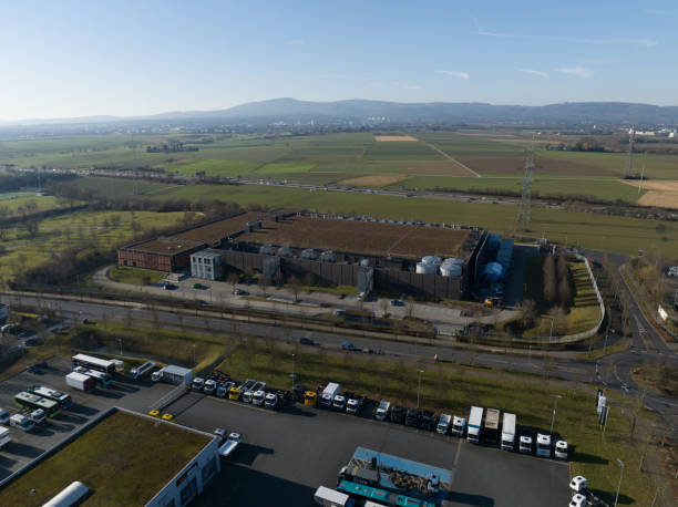 istock data center, hyperscale, data hub in Frankfurt am Main, Germany, IT infrastructure highway of europe. FRA 2, IT capacity, global frameworks, racks, cages, data hall. 2203835996