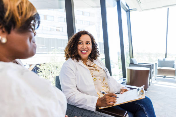 istock Doctor and Patient Talking During a Consultation 2203838444