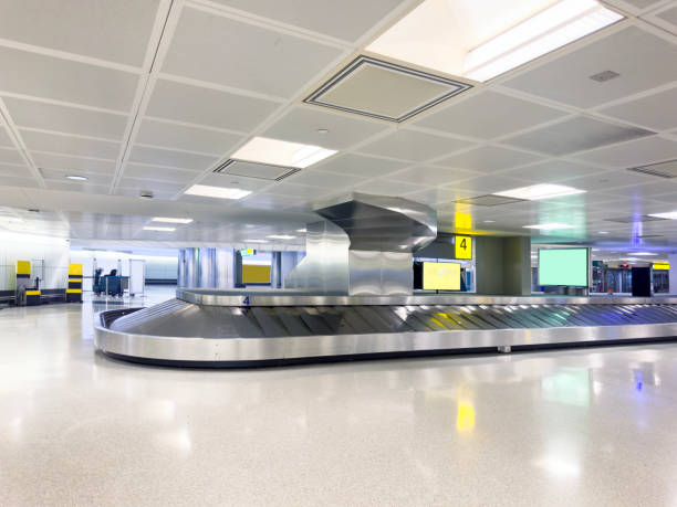 istock Carousel in an airport 2203840094